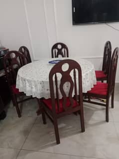 pure wooden dining table for sale