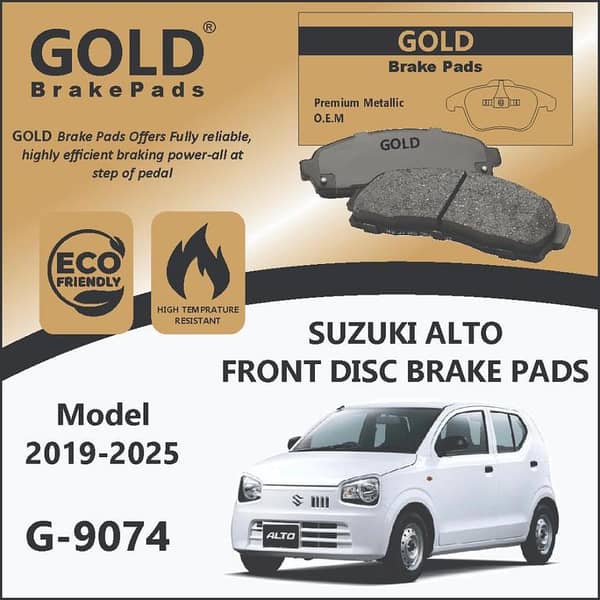 Suzuki Alto Front Disc Brake Pads G-9074