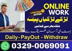Typing job / Data Entry Job / Assignment Job / Online Job / Part Time