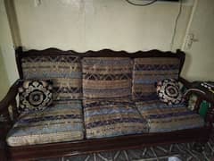 Sofa, Double Bed & Book Shelf for Sale.