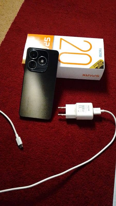 techno spark 20 8+8/256 in Brand New condition 100% original with box 4