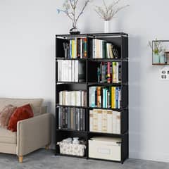 Multi-Layer Portable Book Rack | Modern Storage Bookshelf Organizer