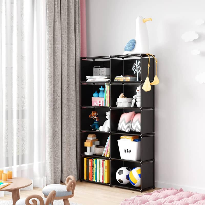 Multi-Layer Portable Book Rack | Modern Storage Bookshelf Organizer 1
