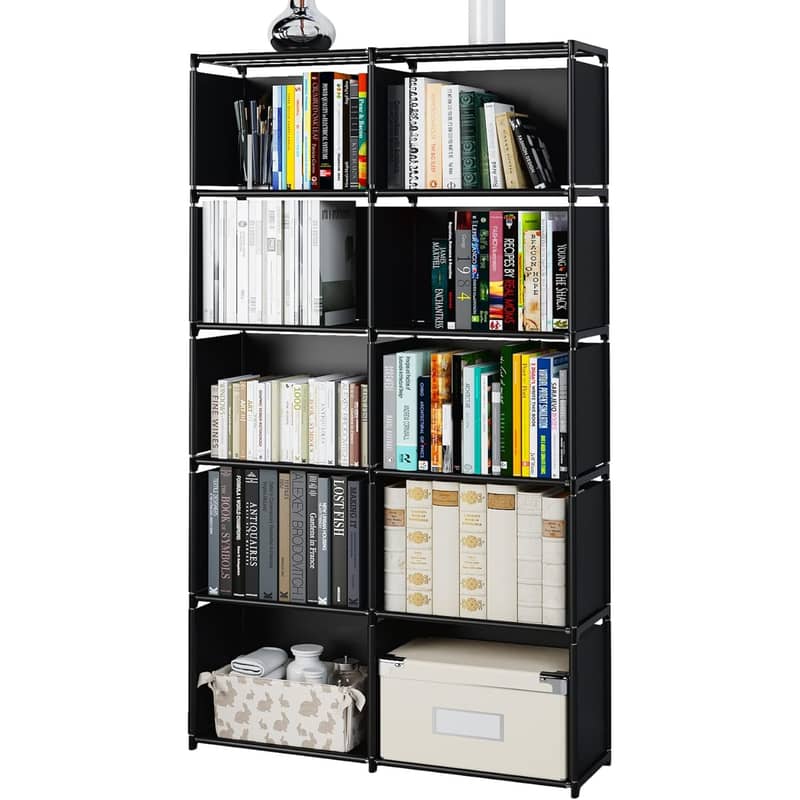 Multi-Layer Portable Book Rack | Modern Storage Bookshelf Organizer 2