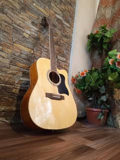 accostic guitar. jambo size
