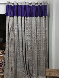 Grey net with inner curtain