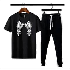Men's Cotton Jersey Printed T-Shirts - 2 Pcs Set