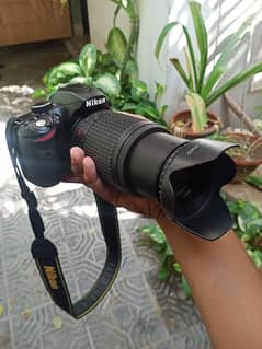 Nikon D3200 with 2 lenses