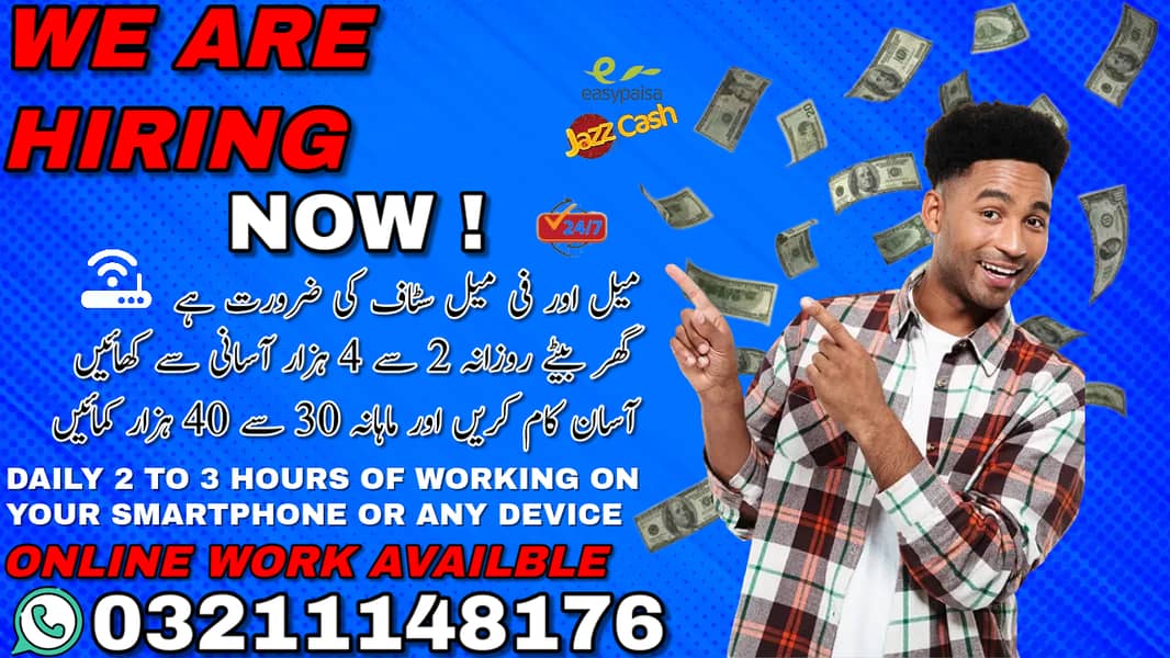 Online Part time/full time/home job/Assignments/Typing/Data entry/Ads 0