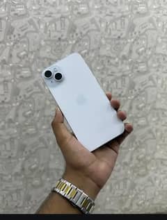 Iphone 15 plus 128 JV Most demnd clr bluish 99 helth Cndtn brnd new