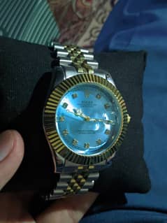 Elegant Men’s Wrist Watch – Blue Dial with Date | 98g
