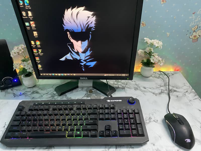 Full gaming setup for sale with table with Rgb 3