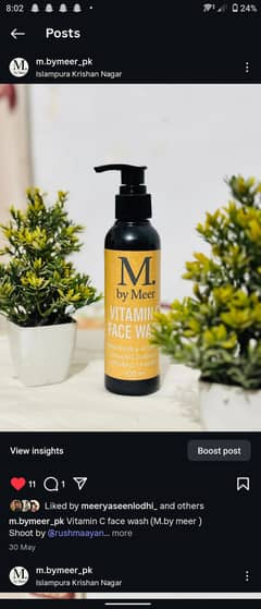 Vitamin C face wash