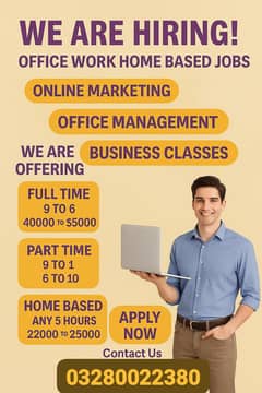 Online and Office Work Available