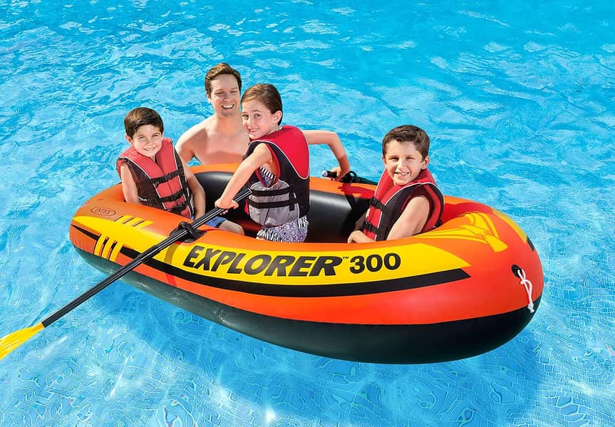 INTEX Explorer  300 Inflatable Boat 4