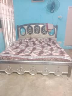 wooden bed