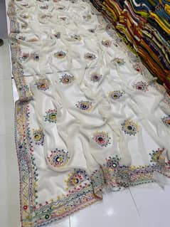 Balochi Handwork Shawls | Swiss Lawn | Full Size | Free Delivery