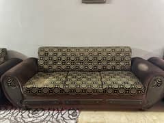 complete sofa set with table