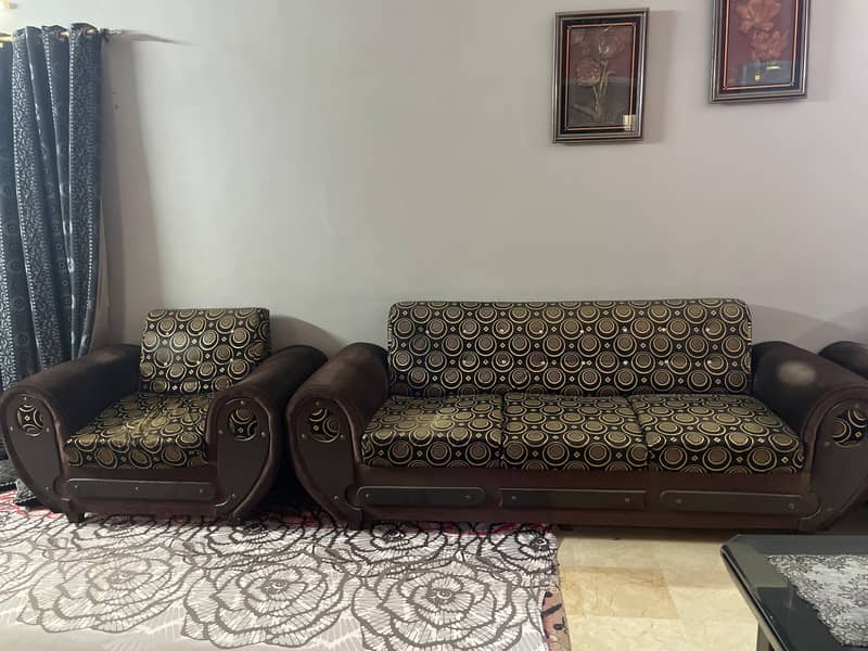 complete sofa set with table 2