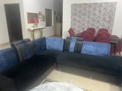 Slightly used l shape sofa