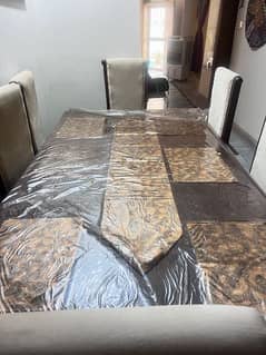 8 Seater wooden dining table