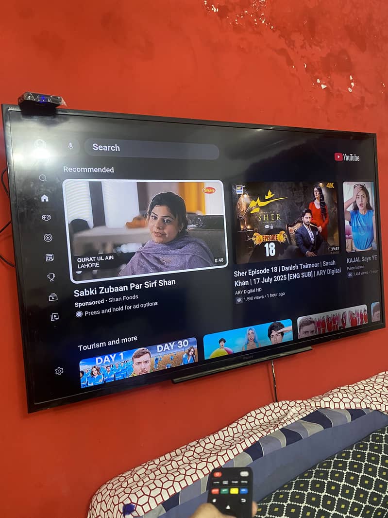 Bravia sony tv with android box and with apps usage 10/9 condition 0