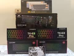 Rgb Mechanical Gaming keyboard, Tezzare tk63 pro, aigo a68, Hk gk61.