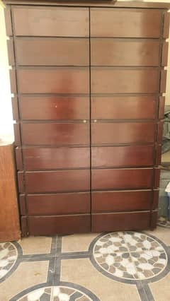pure wooden wardrobe