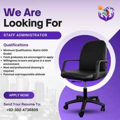Hiring Male and female for job