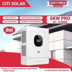 Itel Solar Inverter 6KW Available Best Price In Pakistan