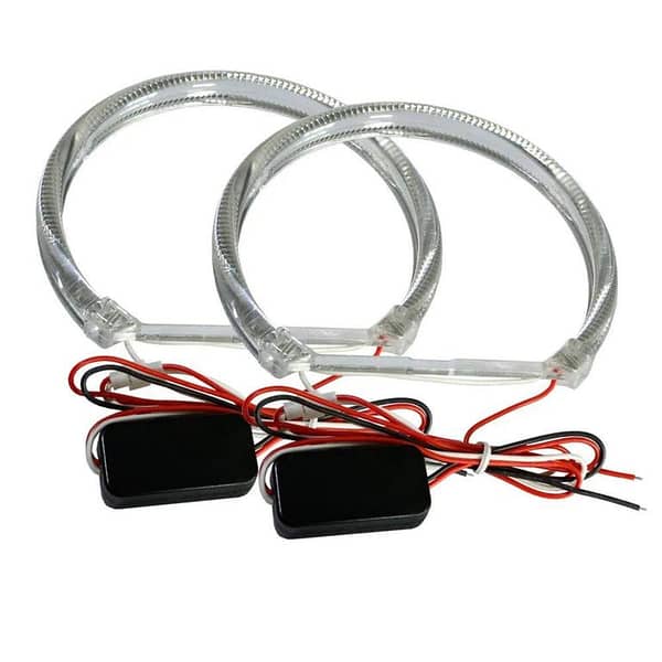 LED Angel Eyes Halo Rings by Universal - 2-Piece Retrofit Kit (131mm)