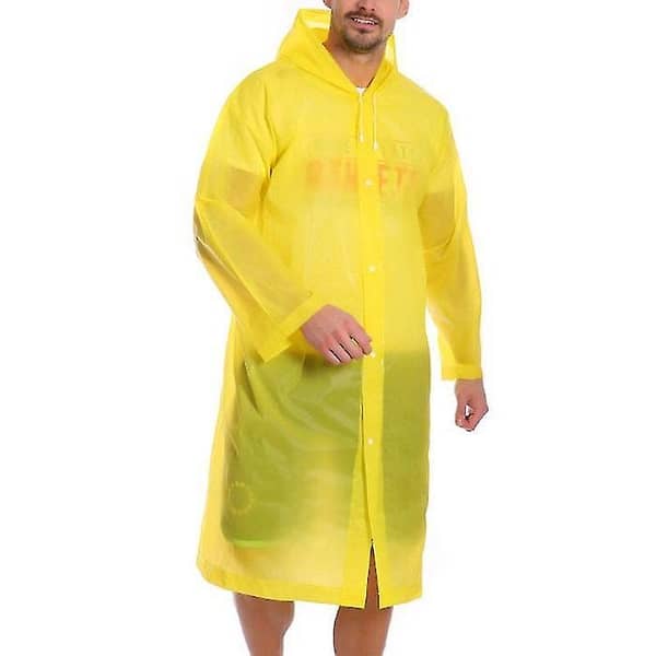 Opret Adult Reusable Raincoats - Lightweight Waterproof Ponchos with Hood and Sleeves for Men and Women