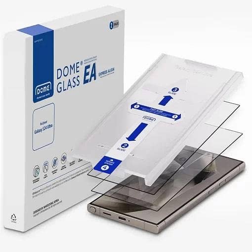 Whitestone [EA] Tempered Glass Screen Protector for Samsung Galaxy S24 Ultra - 2 Pack