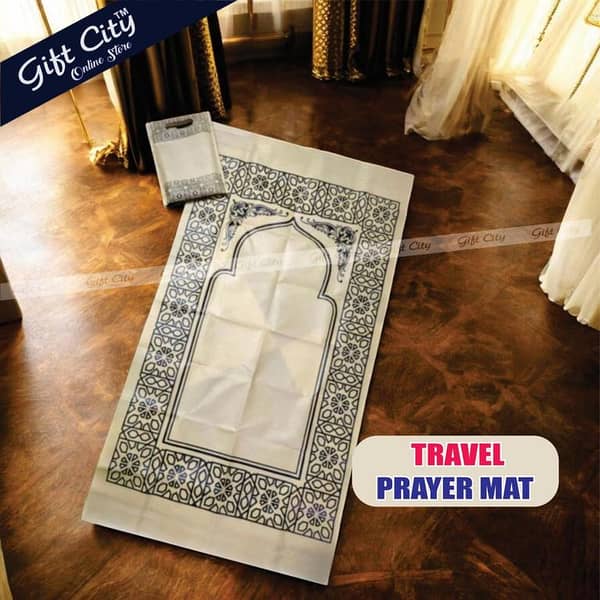 Gift City Portable Pocket Prayer Mat | Multicolor | Lightweight and Foldable for Travel and Daily Use