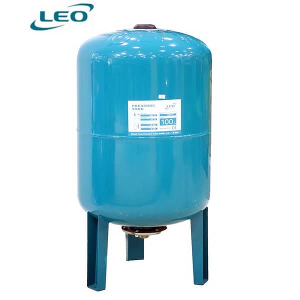 LEO 100FTTI Vertical 100 Liter Pressure Tank for Water Pump (Tank Only)