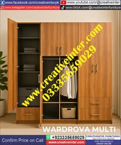 wardrobe almari cupboard 6/4ft furniture sofa chair table dressing set