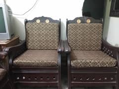 wooden sofa set