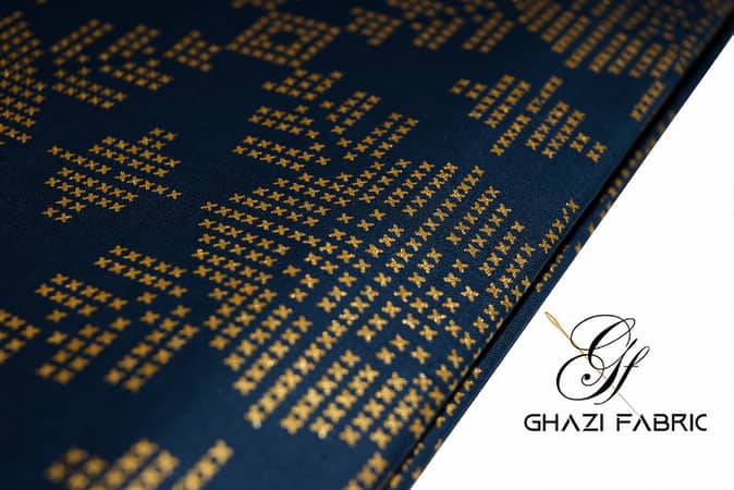 Ghazi Fabric Unstitched Lawn Shirt Piece for Women in Zinc Color - Blue Bell Series (BB4144)