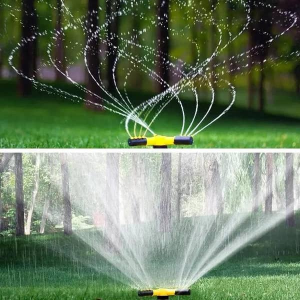 360-Degree Lawn Rotating Water Sprinklers with Quick Coupling Nozzle for Garden Irrigation