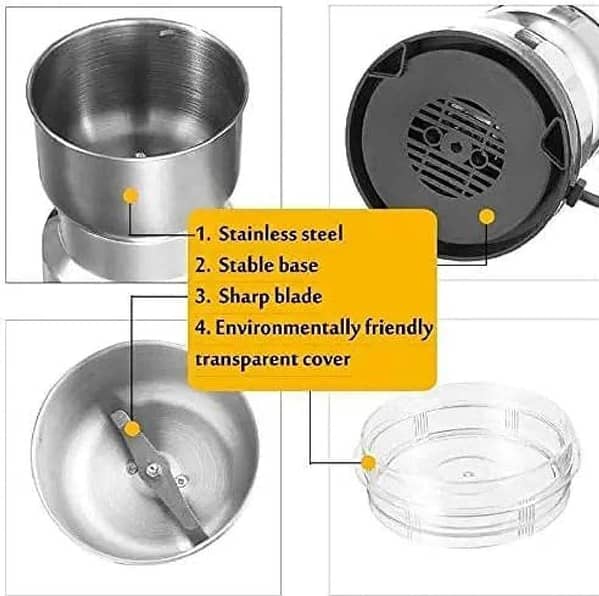 Karachi Mini Electric Grinder for Spices and Coffee - Suitable for Home Kitchen Use