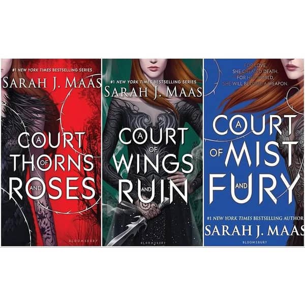 Set of 3 Books: A Court of Thorns and Roses, A Court of Mist and Fury, and A Court of Wings and Ruin by Sarah J. Maas