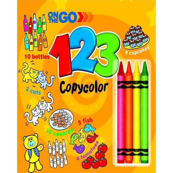 On The Go (123) Copycolor - Learning and Coloring Books