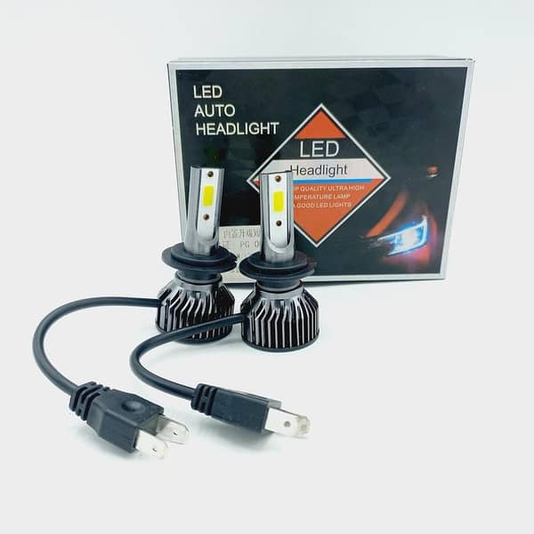 Litampo H7 LED Headlight Bulbs - 120W 12000LM Bright Waterproof Cool White - 2 Pack