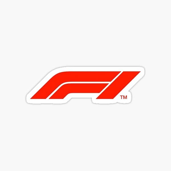 Formula One Logo Sticker - 3 x 1 Inches - Art Stickers for Mobile, Laptop, Diary, and Personal Decor