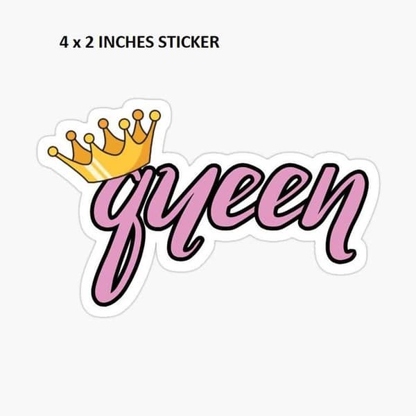Queen Sticker Set - Aesthetic Stickers for Mobile and Laptop Decoration