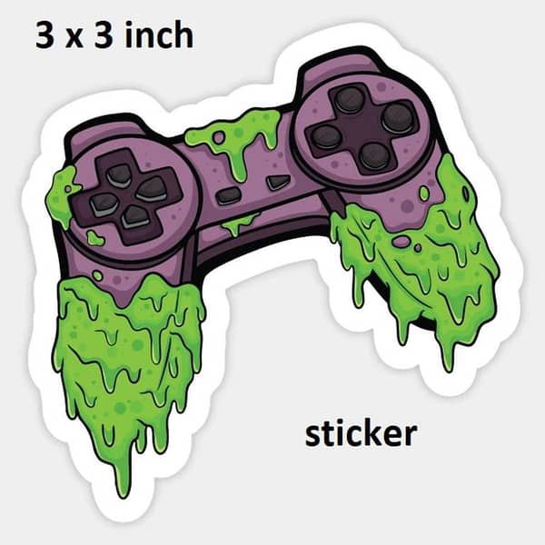 PS5 Gaming Stickers for Laptop - 3 Inch Aesthetic Stickers for Gamers