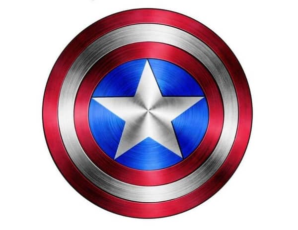 Captain America Laptop Stickers - 3 x 3 inches - Art Stickers for Decor and Personalization