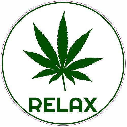 Weed Sticker - 3x2 Inch Sticker for Laptop and Mobile