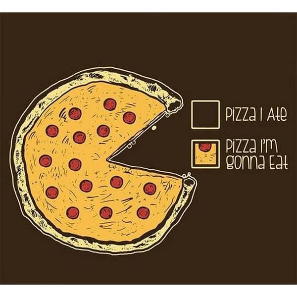 3x3 Inch Pizza Sticker