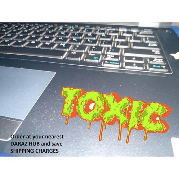 Toxic Laptop Stickers - 3x3 Inch Stickers for Boys and Girls - High-Quality Designs